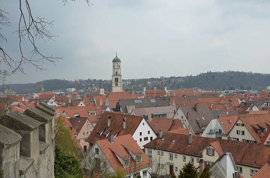 Blick auf Biberach vom Weißen Turm