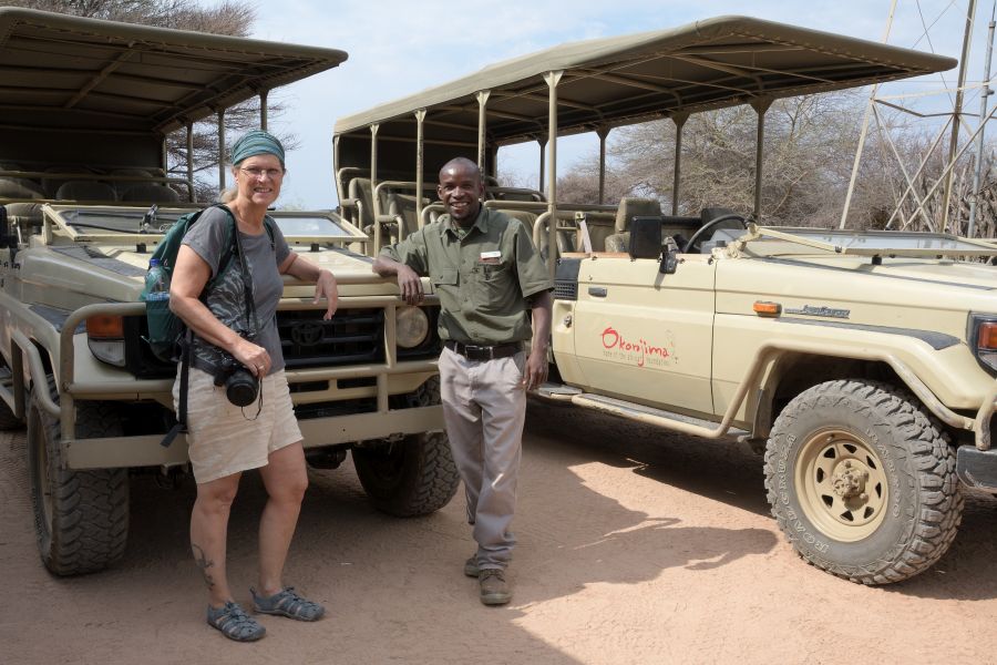 Unser Fahrer und Guide Peter mit Amélie