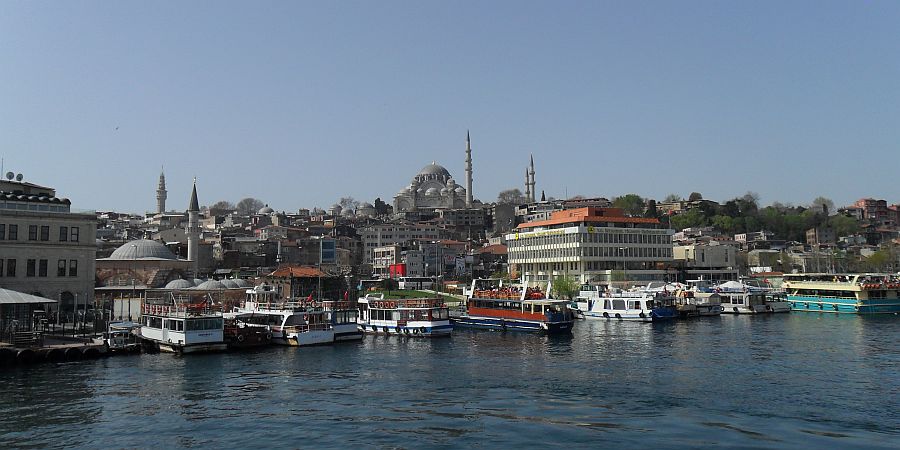 Blick auf die Süleymaniye-Moschee