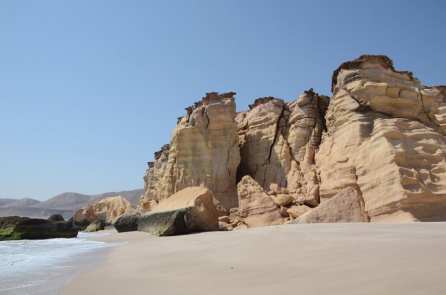 Am Strand von Ras al-Jinz