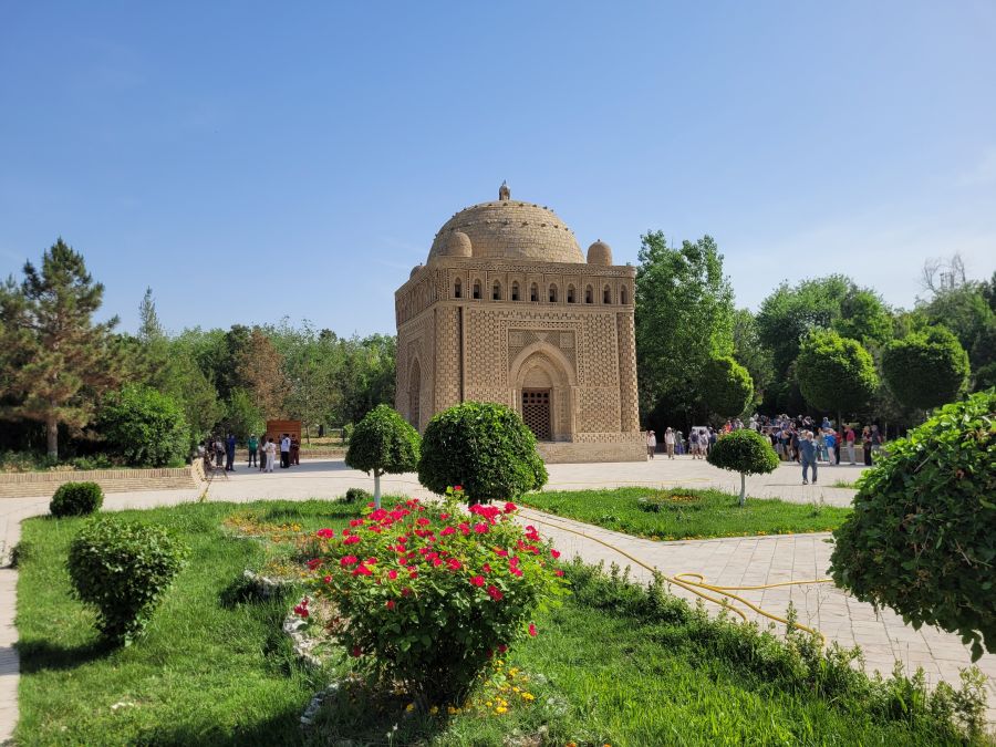 Buchara: Blick auf das Samaniden Mausoleum