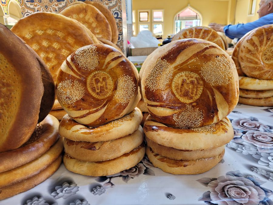 Buchara: usbekisches Brot
