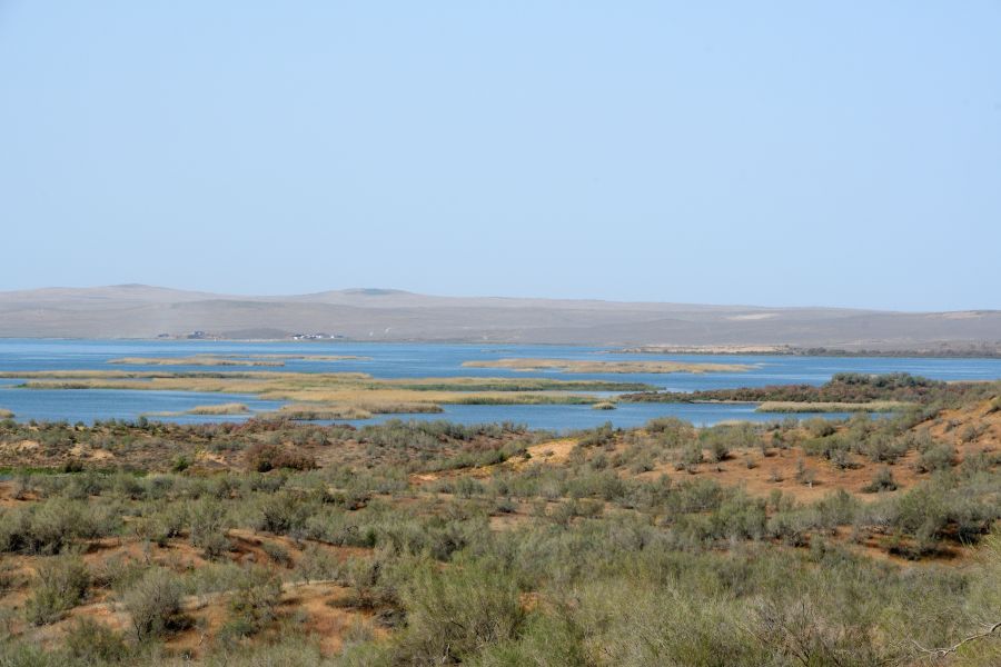 Blick auf den Aydarkul-See