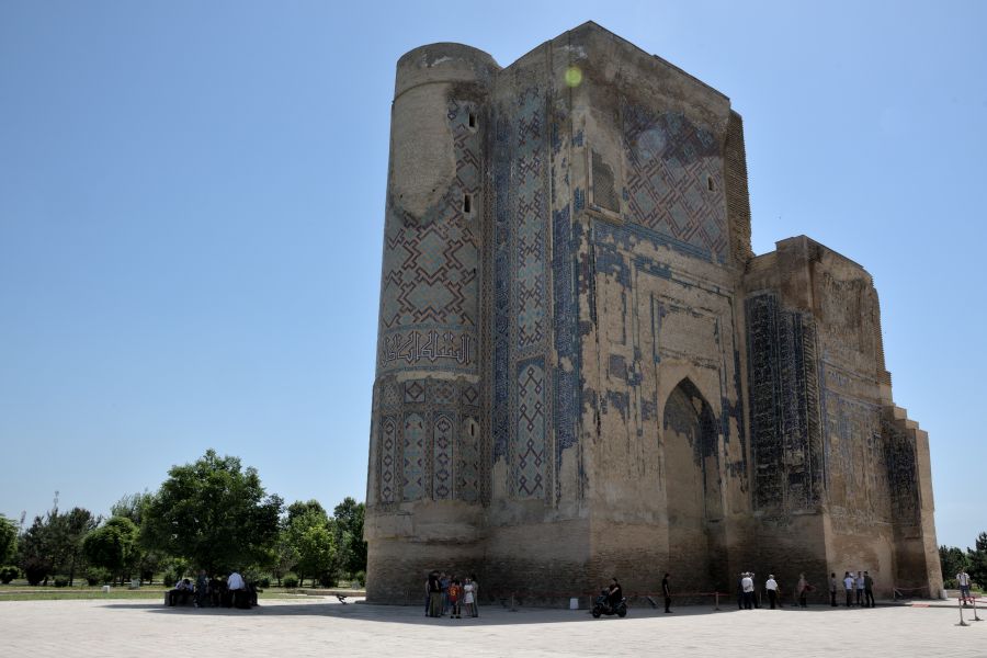 Shahrisabz: Blick auf den Ak-Saray-Palast (errichtet 1380 - 1404)