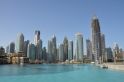 Hochhäuser am Burj Khalifa Lake