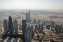 Blick vom der 124. Etage des Burj Khalifa