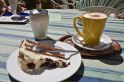 Es gibt Kaffee und Kuchen im Rathauscafé
