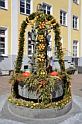 Osterbrunnen im Städchen Harburg (Schwaben)